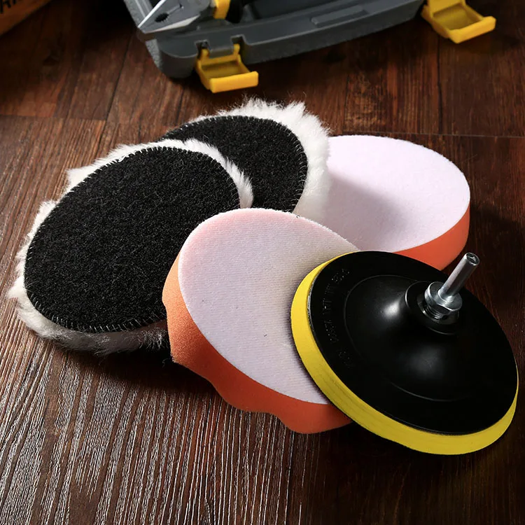 Набор полировальных насадок для автомобиля 5 шт. дюймов 125 мм|buffing polishing pads|polishing