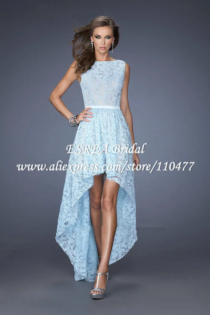high neck low back gown