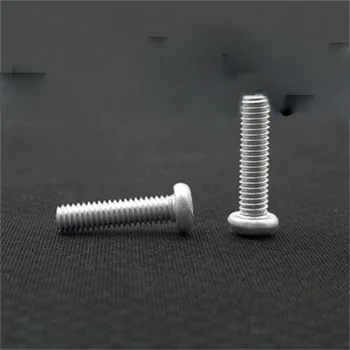 

M2 M2.5 Phillips Screw Round head Screws Machine Bolts Aluminum alloy 100Pcs