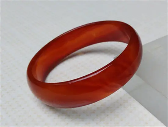 

NATURAL BEAUTIFUL CERTIFICATION GRADE BEAUTIFUL RED AGATE JADE BRACELET 56MM a 5.19