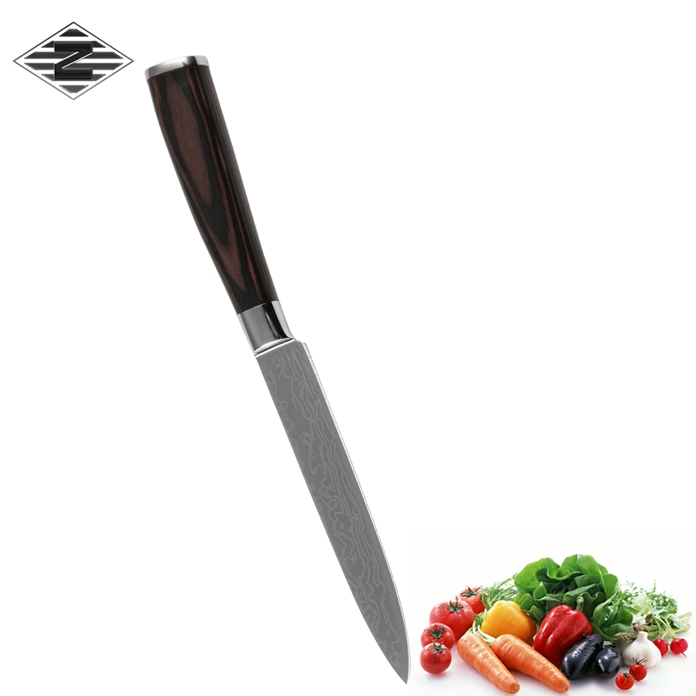 XYJ Brand 5 inch utility knife sharp durable kitchen knives with