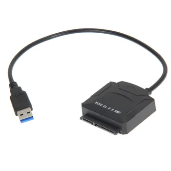 

ALLOYSEED USB3.0 To SATA Adapter Converter Cable 30cm For 2.5''3.5'' Hard Drive SSD BLU-RAY DVD/CD-ROM/DVD-ROM