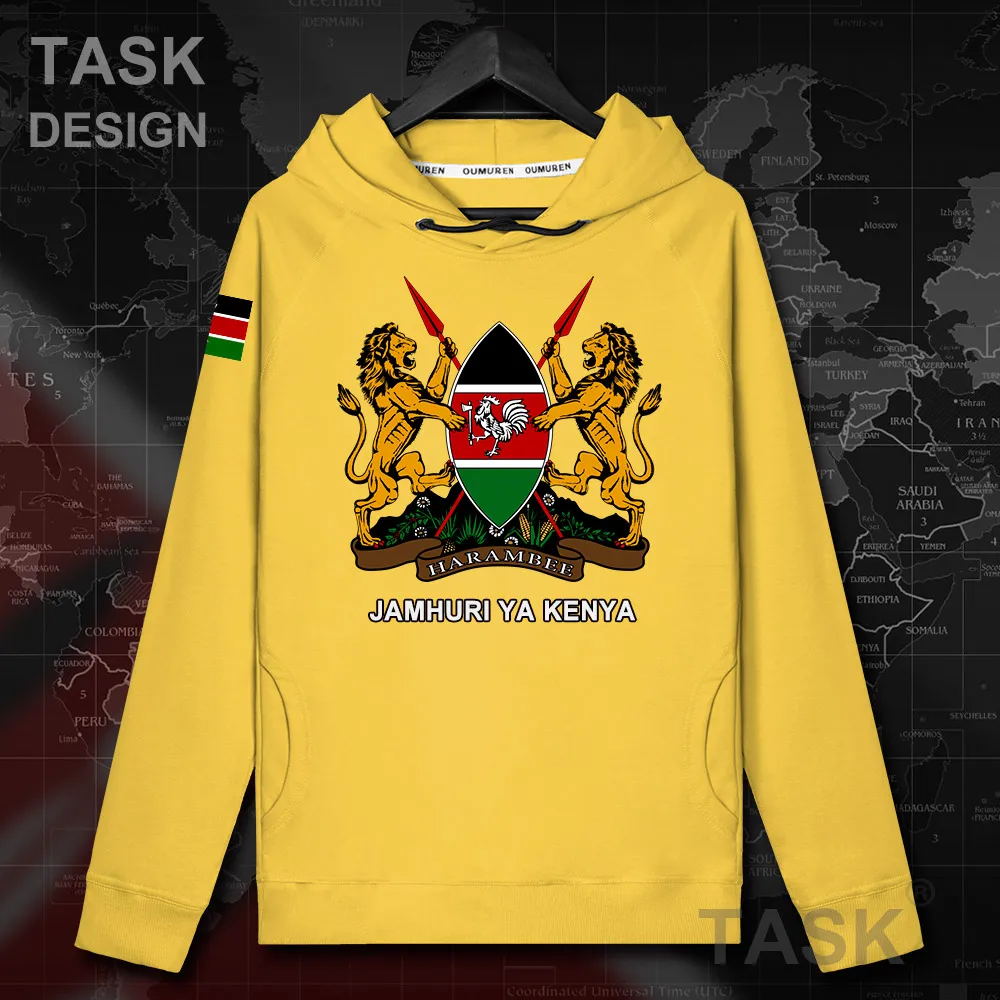 Republic of Kenya Kenyan KEN coat mens Autumn hoodie pullovers hoodies