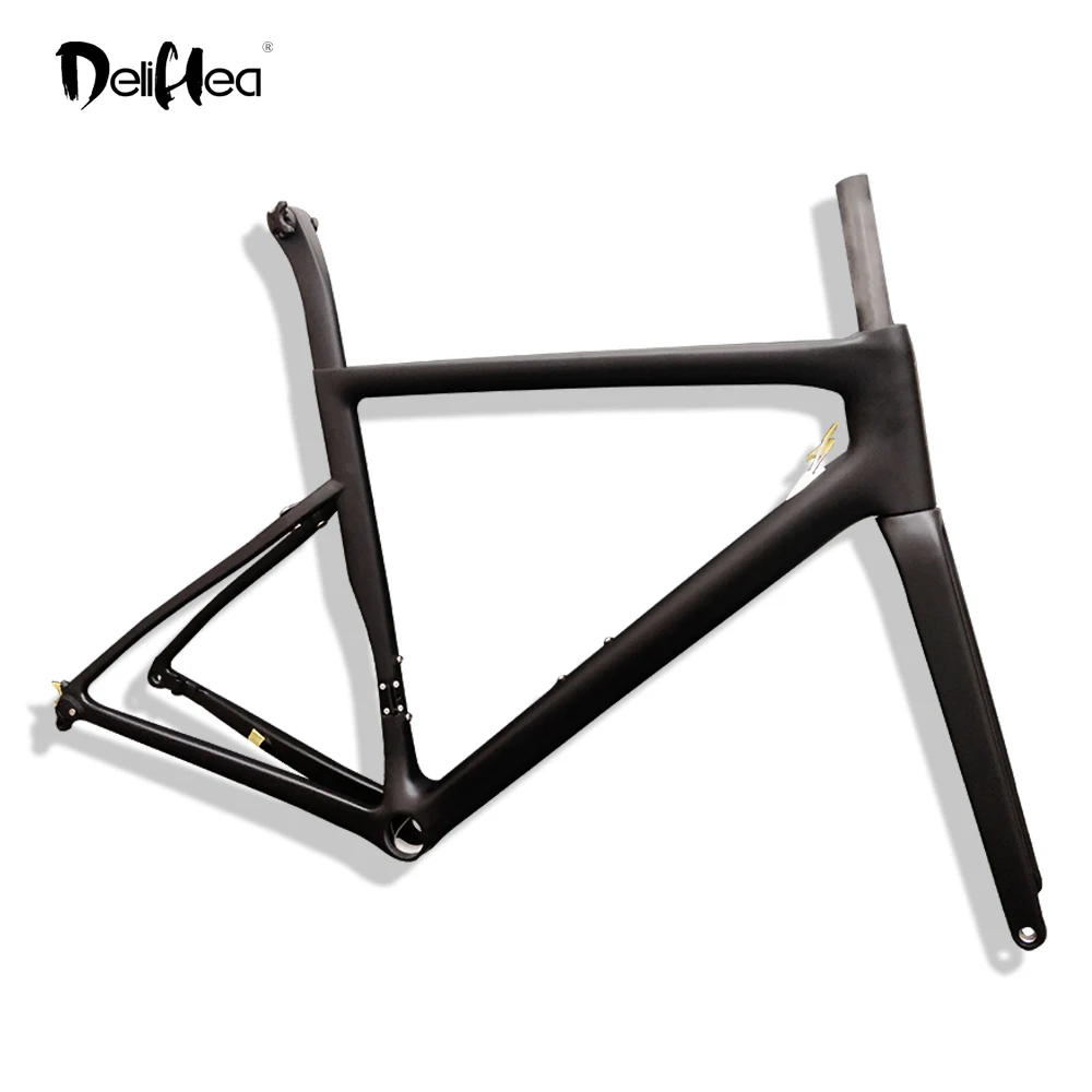 

OEM Carbon Road Disc frame DIY clearance frame with fork seatpost carbon bike frame road cycling bicycle frameset Chinese made