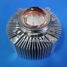 1 шт. 90*40 мм алюминиевый радиатор+ 60-80degree 44 мм Лен для 20 Вт 30 Вт 50 Вт-100 Вт высокое Мощность привело к DIY