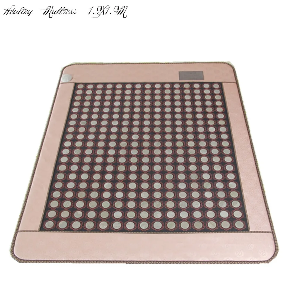 

Korea Best quality Free shipping Good Jade heat mattress Infrared heating health care mat heat 10-70 Celsius ac220V 1.2X1.9M