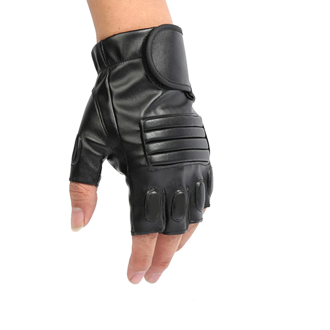 

Dongzhen Motorcycle gloves Outdoor sports summer breathable leather military tactical motorcycles cycling semi - finger gloves