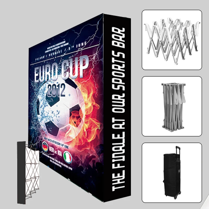 Us 375 0 10ft Protable Tension Fabric Pop Up Display Trade Show Booth Banner Backdrop Wall With Custom Graphic Printing In Flags Banners Us 375 0 10ft Protable Tension Fabric Pop Up Display Trade Show Booth Banner Backdrop Wall With Custom Graphic Printing In Flags Banners