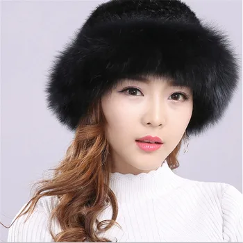 

XINYAWEI Best Selling Fashion Fur Hat Knit Hat Ladies Autumn And Winter Out Warm Hats Multi-Color Casual Hat.