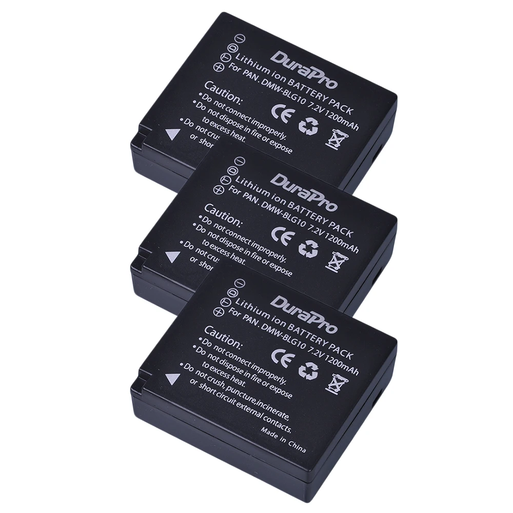3 шт. DMW BLG10 BLG10E аккумуляторная камера Bateria для Panasonic LUMIX GF5 GF6 GX7 LX100 GX80 GX85 батарея|camera