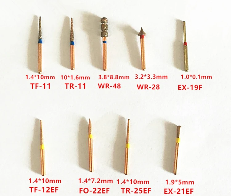 Dental preparation burs Porcelain veneer dental high speed FG diamond