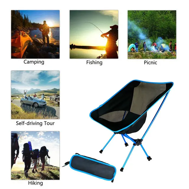 Travel Ultralight Folding Chair Superhard 8