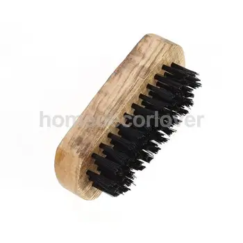 

Wooden Handle Bristle Brush Boot Shoe Shoes Cleaning Brush Polish Buffing Brush