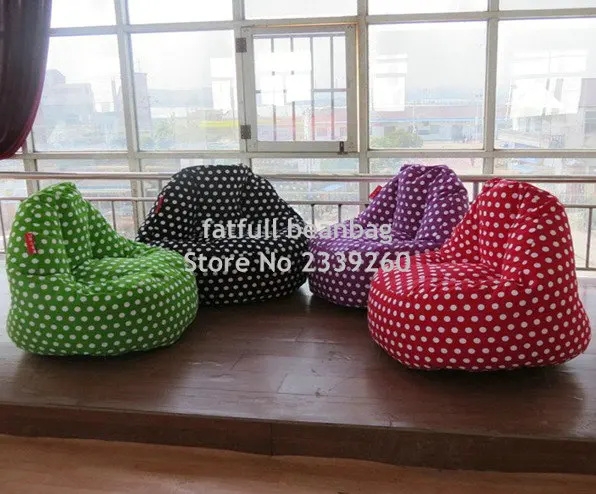 Cover only No Filler- heavy duty fabric living room bean bag chair, beanbag sofa beds