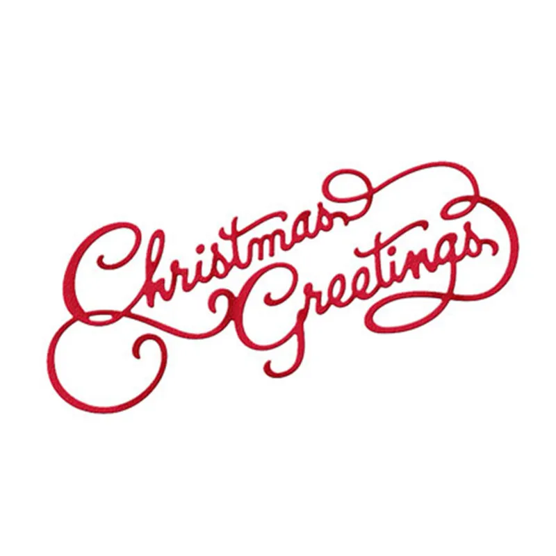 

Ufurty Christmas Greeting Metal Cutting Dies For Scrapbooking Embossing Decorate Crafts Supplies DIY Paper Cards Making New 2018
