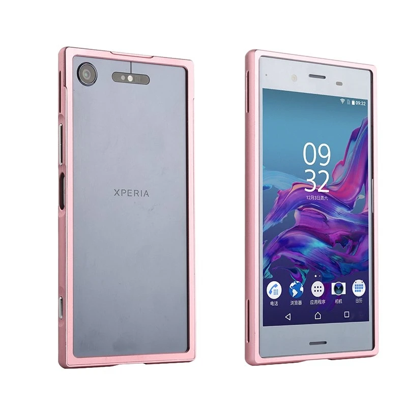 Металлический чехол для sony Xperia XZ1, бампер, противоударный, алюминиевая рамка, 2 в 1, ультра тонкий чехол для sony XZ1, чехол