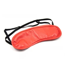 Red Soft PU Sexy Lady PU Mask Blindfold Sexy Eye Mask Patch Bondage Masque Sex Fun