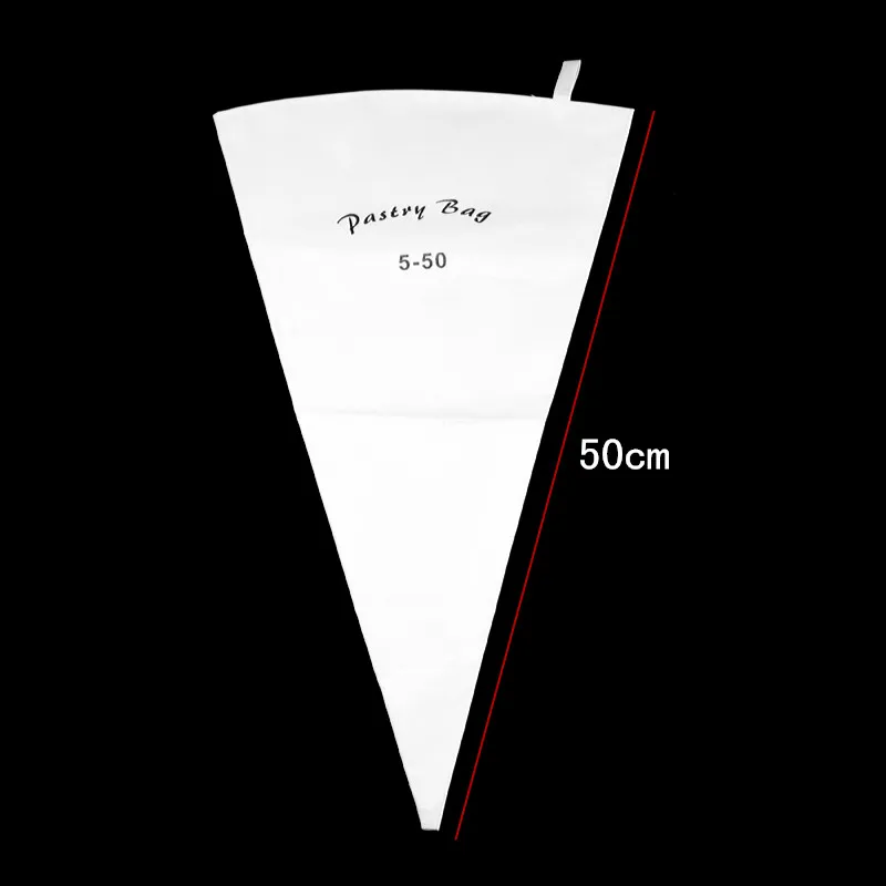 Различные Размеры хлопок окантовка Кондитерские глазури мешок для крема, декоративные насадки для инструменты для насадки для украшения торта Формы для выпечки 35/40/46/50/55/65/70/75 см