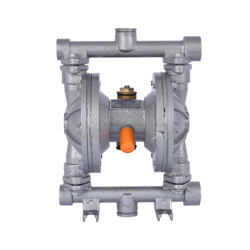 1 шт. QBY-15 Лидер продаж 1/4 дюйма 0-1m3/ч Алюминий пневматический мембранный насос с бутадиен-нитрильный каучук мембрана