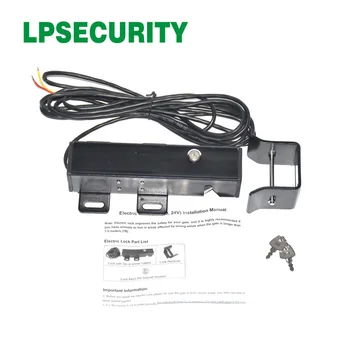 

Automatic Electric Gate Lock for DC 24V 12V Swing Gate Opener Gate Operator System Device Safe Security Gate Lock