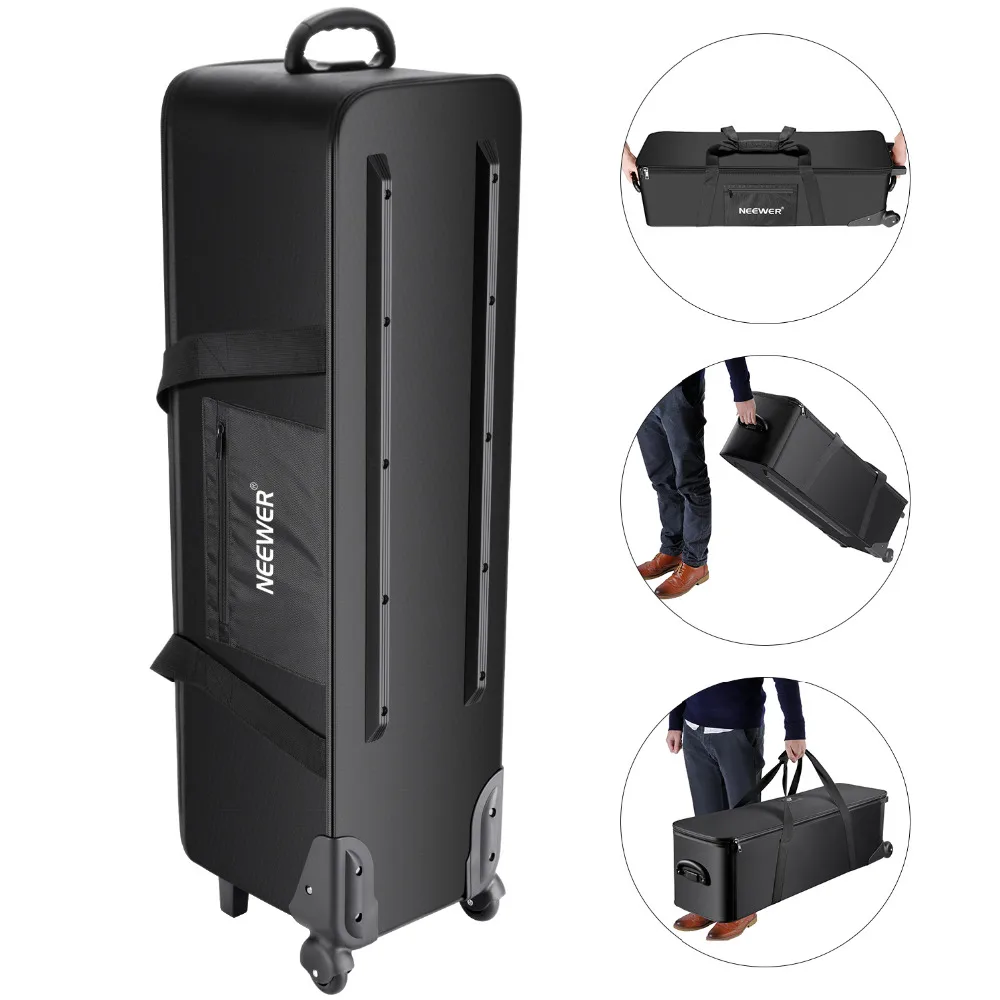 Neewer Photo Studio Equipment Rolling Bag Trolley Carrying Case for Light Stand Tripod Strobe Light Neewer Photo Studio Equipment Rolling Bag Trolley Carrying Case for Light Stand Tripod Strobe Light