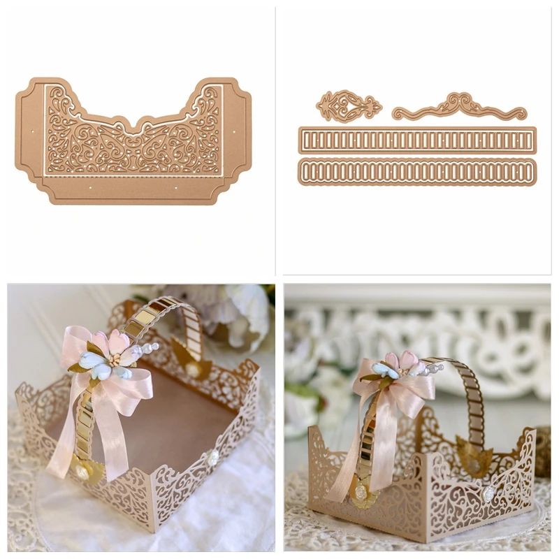 

Hollow Lace Border Frame Metal Cutting Dies Stencils for DIY Scrapbooking Photo Album Decorative Embossing Card Crafts Die Cut