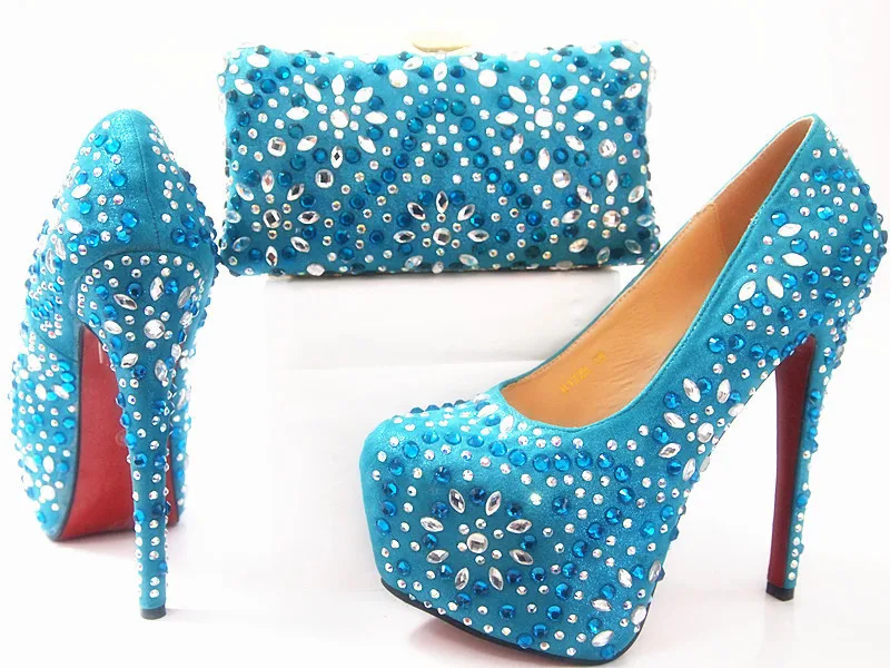 shoes with turquoise stones