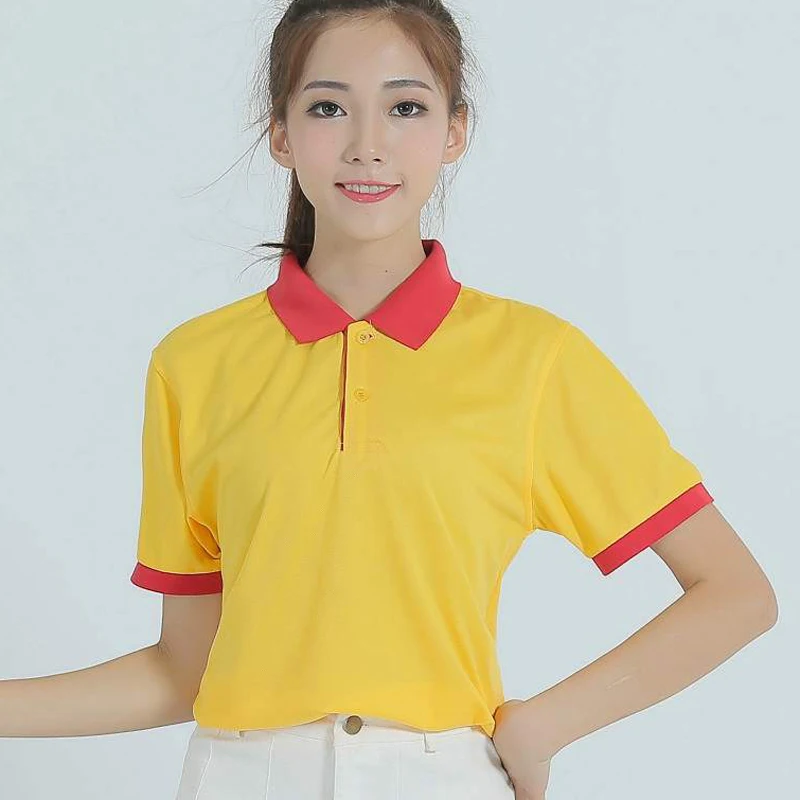 

Brand Fashion Women Classic Polo Shirt Plus Size Shirts Jerseys Couple Pullover Casual Patchwork Polos