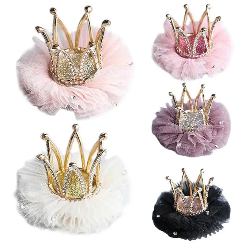 Princess Crown Crystal Rhinestones Hair Pins New Style Hair Accessories For Girls