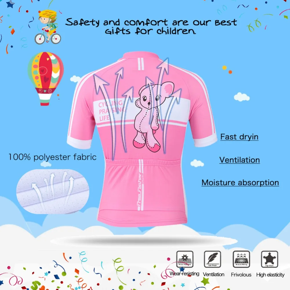 Детская одежда для велоспорта с коротким рукавом, летняя одежда для велоспорта, комплект для мальчиков и девочек, MTB, велосипед, Ropa, детская