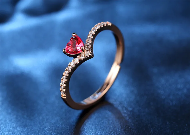 rose gold rings for women