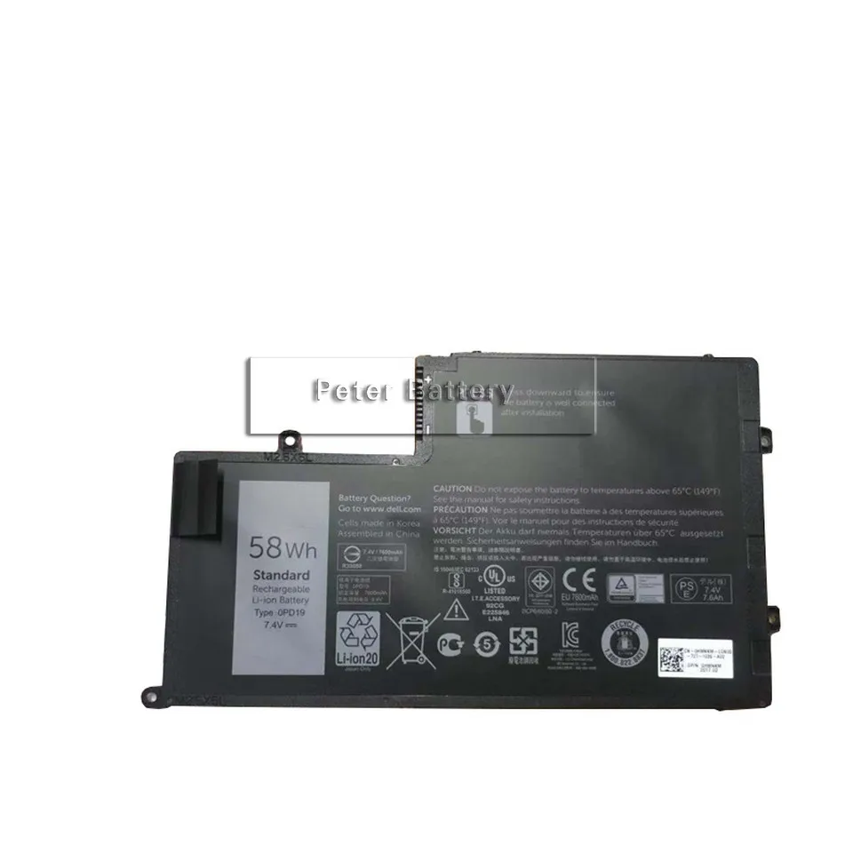 JIGU 7,4 В 58WH ноутбук Батарея 00PD19 01v2f6 0DFVYN 0PD19 5MD4V R77WV TRHFF для DELL Inspiron N5447 5442 5443