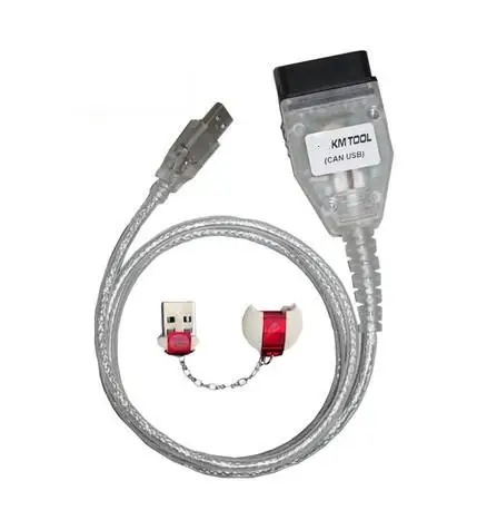 

OBD2tool 1pc For Ford KM Tool CAN BUS V2.0 Mileage Programmer KM Tool dongle software obdii device for Ford odomter correction