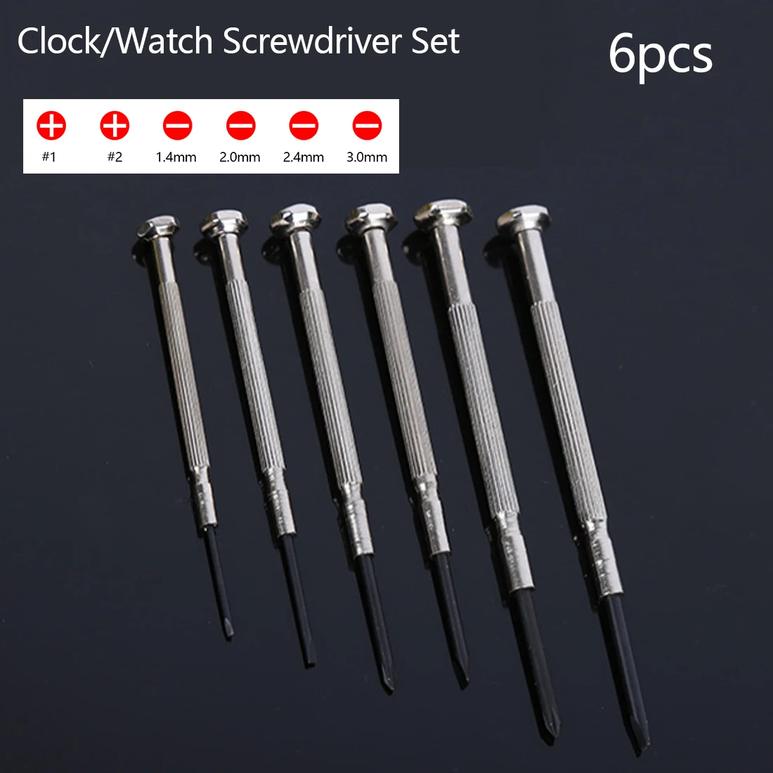 Mini 6pcs Precision Multifunction Small Screwdriver Set with Slotted