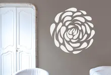 YOYOYU Vinyl wall stickers Flower Petal Pattern Removeable Wall Decal Salon Bedroom Wall Decor Room Decoration ZX256 high quality colorful leather pattern removeable wall stickers