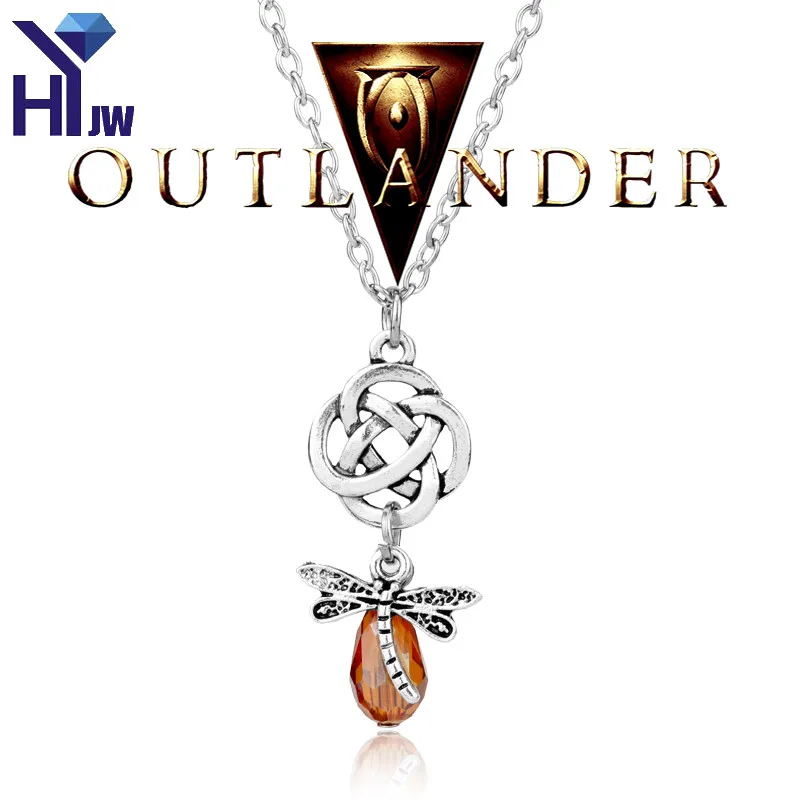 HEYu Outlander шотландская ирис кельтская вечность крест стрекоза Ирландская Gaelic