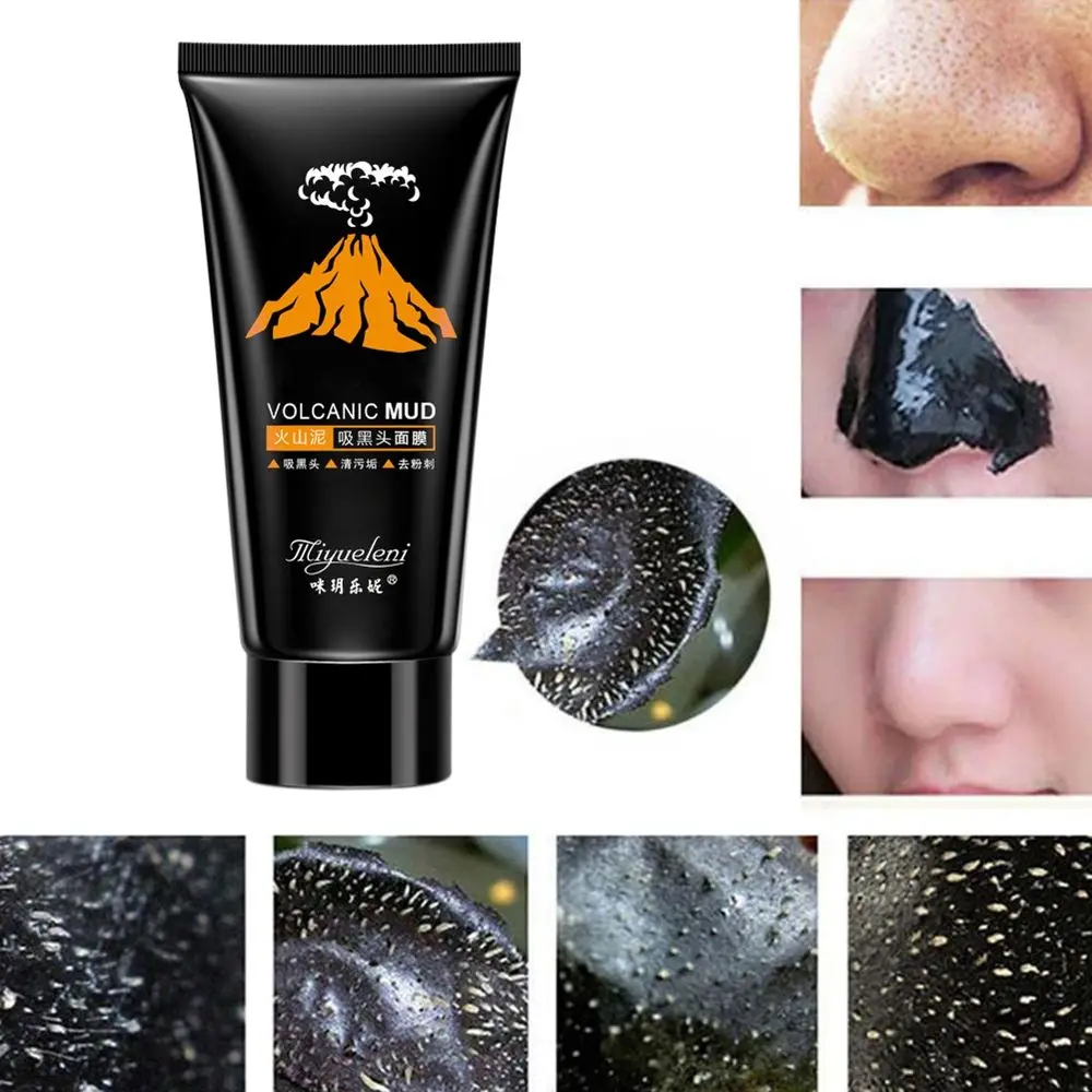 1 шт. вулканической черная грязевая маска для лица Blackhead удаление Глубокая чистка лечение акне уход за кожей Красота Для женщин Лидер продаж