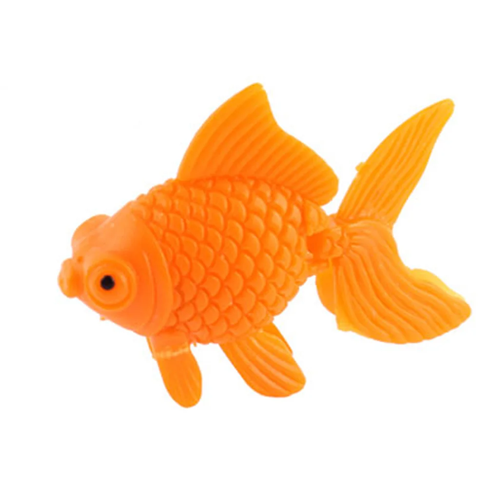 2018 10pcs/lot Swimming Gold Fish Toy Never Damage For Tank Aquarium