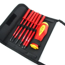 7 in 1 Multifunction Screwdriver Set Magnetic Silica gel+steel Screw Driver Slotted Phillips Screwdrivers Hand screwdriver set