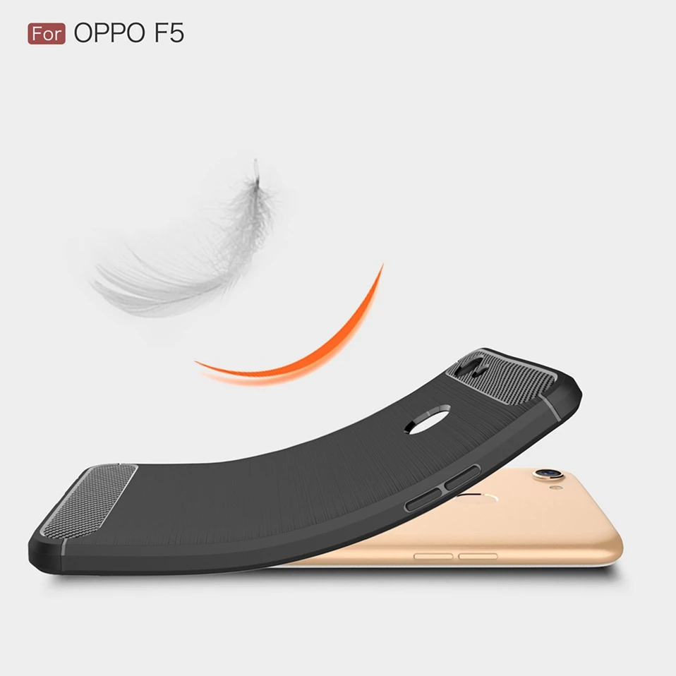 Carbon Fiber Case For OPPO F5 Soft TPU Silicon Luxury business Style TPU Case For OPPO F5  Back Phone Cover For OPPO F5 F5 Coque (7)