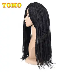 TOMO 22 корни/упаковка 14 "18" 22 "коробка коса вязаный крючком косы наращивание волос Ombre синтетический канекалон плетение волос дреды для мужчин