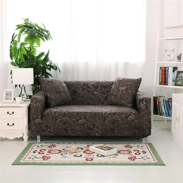 Elegant Modern Sofa Cover Spandex Elastic Polyester Floral 1/2/3/4