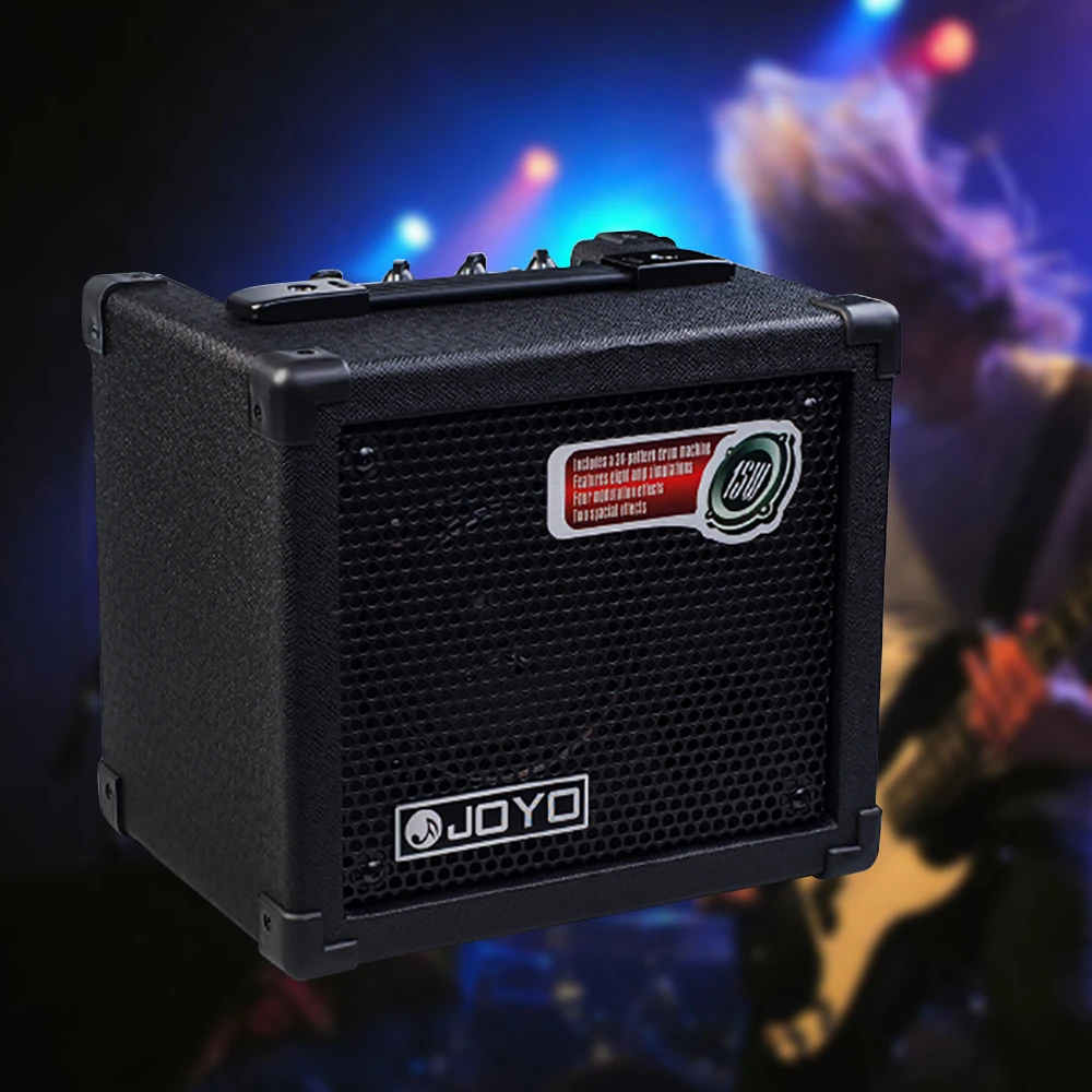 JOYO DC 15 акустический Электрический усилитель бас гитара мульти эффекты стерео