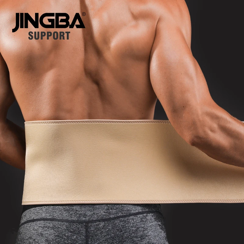 JINGBA SUPPORT Waist trimmer Slim fit Abdominal Waist sweat belt musculation abdominale Back Waist Support sport belt protective