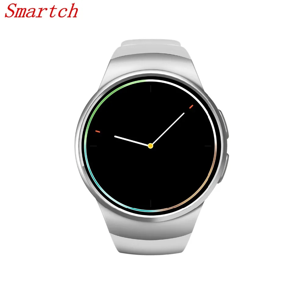 Smartch KW18 Смарт часы es sim MTK2502C 1 3 дюймов умные Серебристый/золотистый/черный с