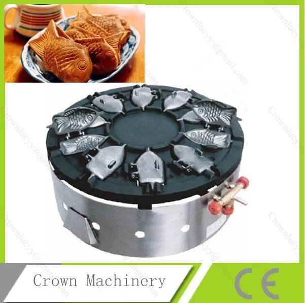 

LPG Gas fish waffle baker ;Gas tayaki maker;taiyaki machine