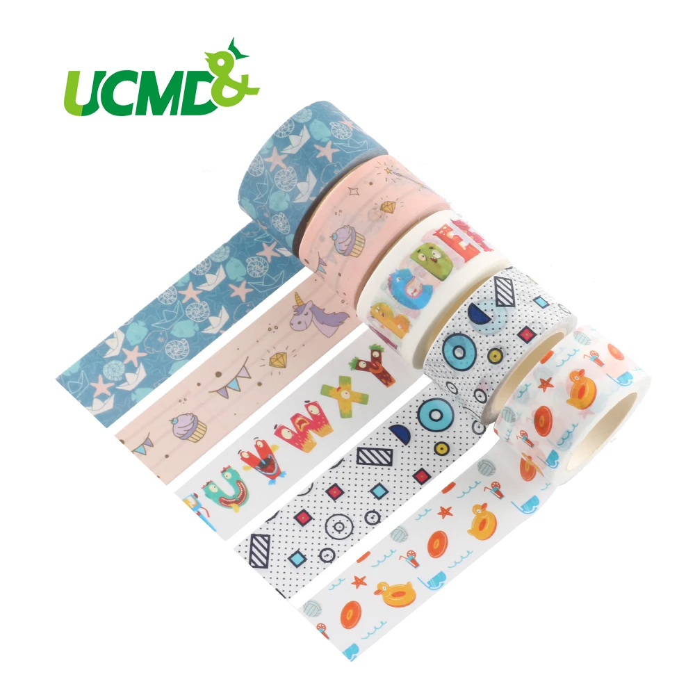 DIY Diary Masking Tape Scrapbook Masking Adhesive Sticker Washi Tape for Whiteboard Decoration