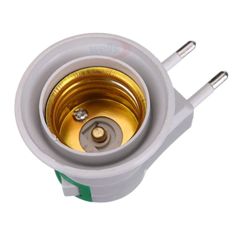

1PS E27 Lamp Holder Base Cartridge Bulb Socket EU/US Plug Soquete Holder Bulb Lamp Holder 110-240V With On-off Control Switch