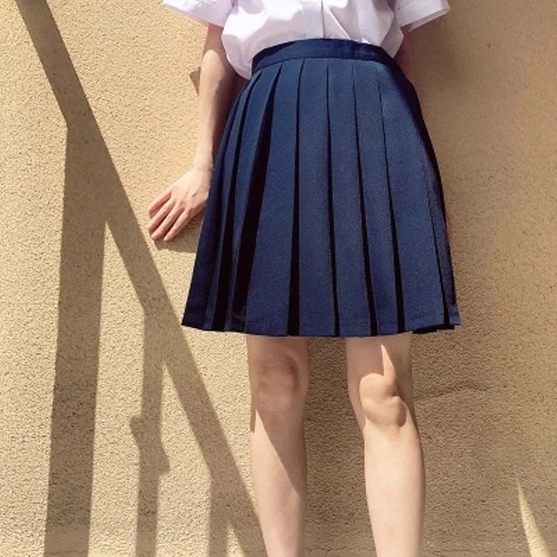 

Fashion Women School Uniform Skirts Plus Size 2018 Autumn New Arrival Cute Candy Color Skirts Bottoms XS-3XL