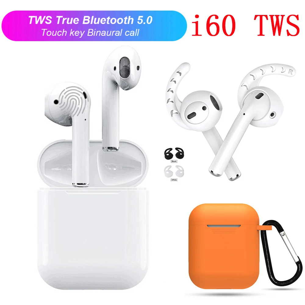 

I60 tws not w1 chip Wireless Bluetooth earphone earbuds best sound suport QI real 1:1 than i10 i12 lk te9 i20 i30 better tws i30